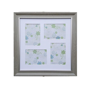 Natural & Silver Photo Frame Quattro 5"x7"